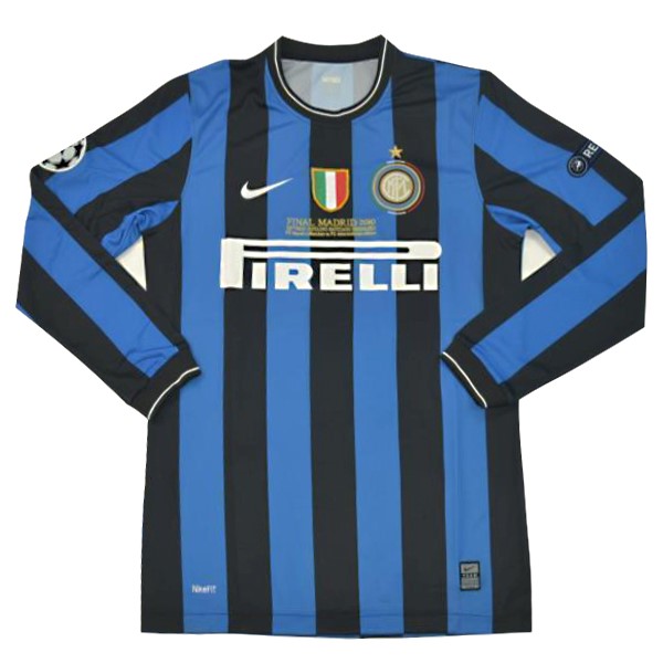 Camiseta Inter Milan Primera equipación ML 2010/11 Azul